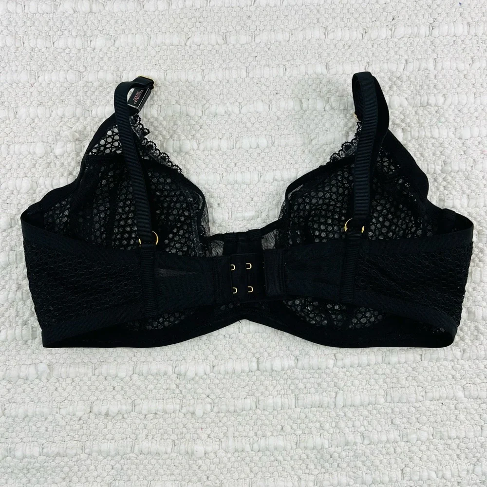 36D/M Victoria’s Secret Fishnet Bra & Cheeky Set
